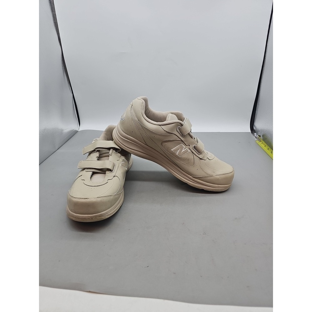 New Balance 577 Abzorb Bone Leather Strap Walking Shoe Mens Sz‎ 12 EE Hook Loop